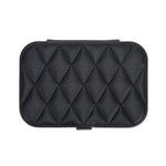 Quilted Travel Jewelry Organizer | Black - Juli's Wearable Art