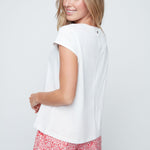 Renuar Cotton Comfort Tee | White - Juli's Wearable Art