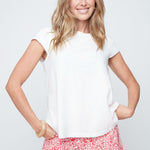 Renuar Cotton Comfort Tee | White - Juli's Wearable Art