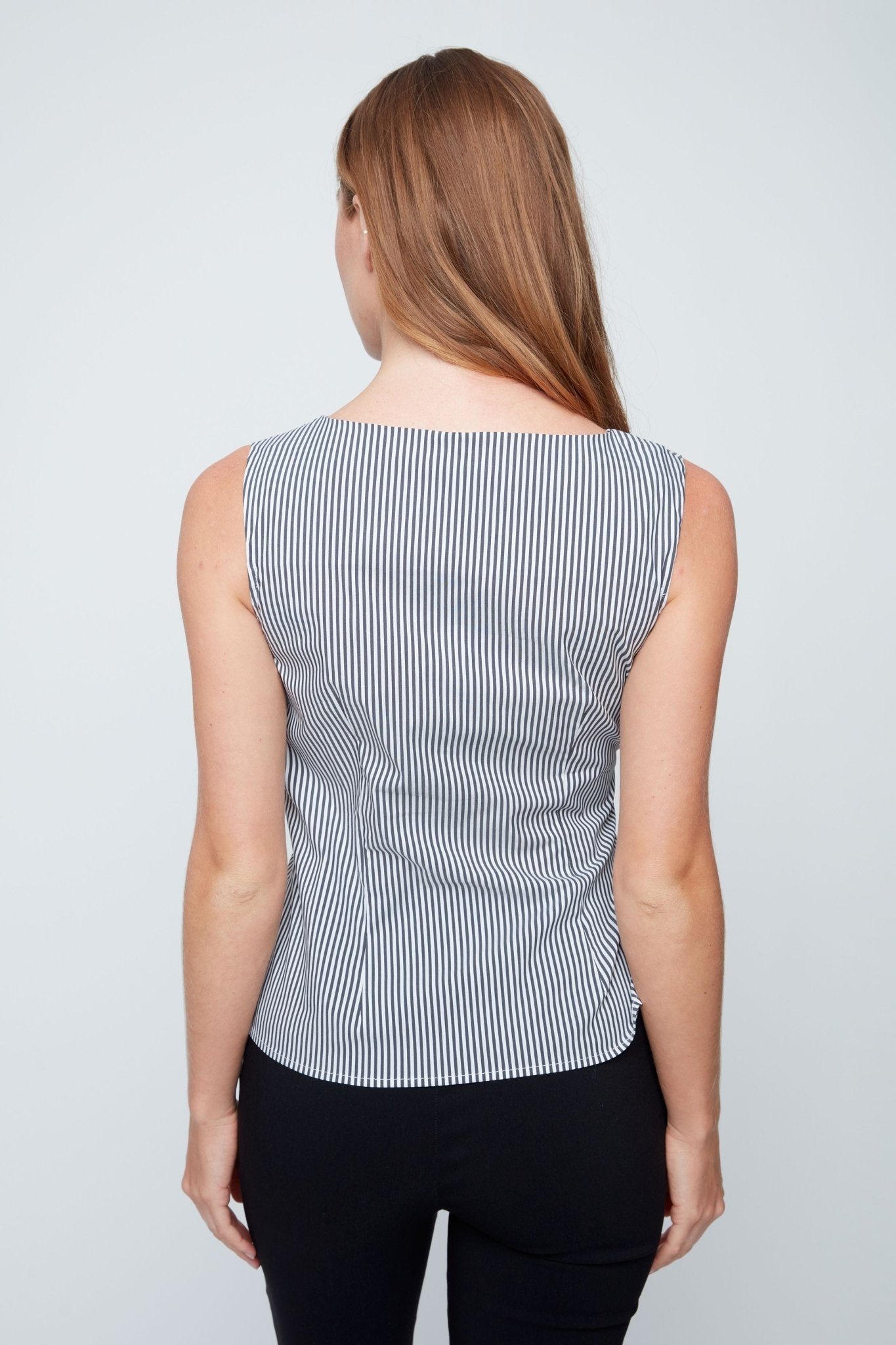 Renuar Crisp Classic Blouse | Black Combo - Juli's Wearable Art