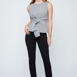 Renuar Crisp Classic Blouse | Black Combo - Juli's Wearable Art