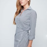 Renuar Crisp Classic Dress | Black Combo - Juli's Wearable Art
