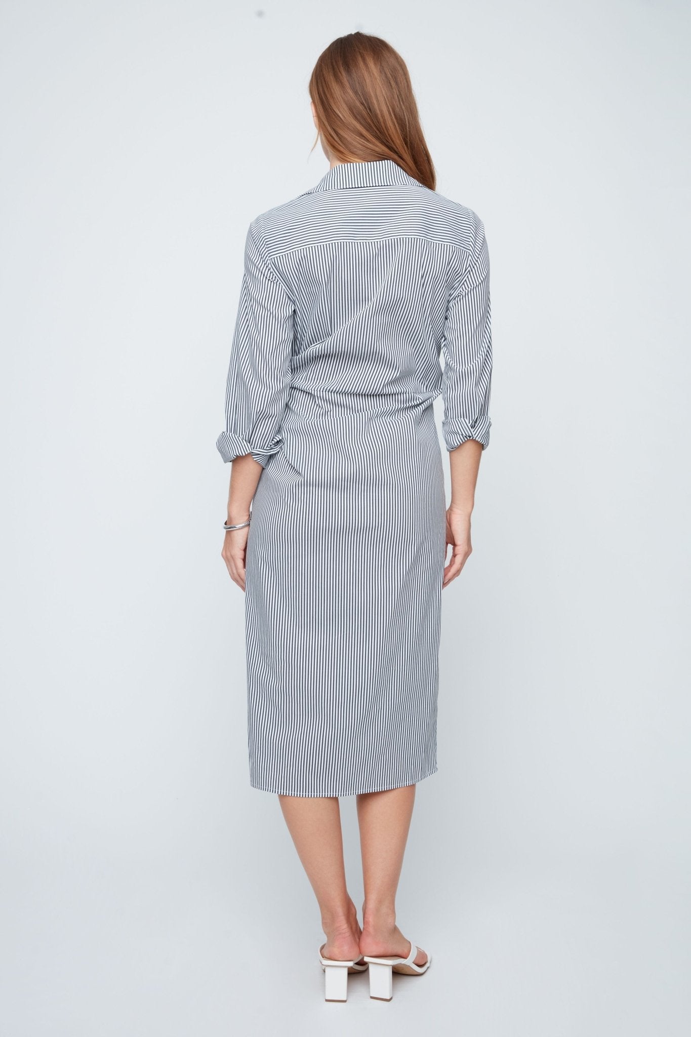 Renuar Crisp Classic Dress | Black Combo - Juli's Wearable Art