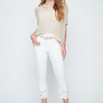 Renuar Crochet Knit Top with Gold Thread - Juli's Wearable Art