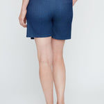 Renuar Knit Denim Skort | Blue - Juli's Wearable Art