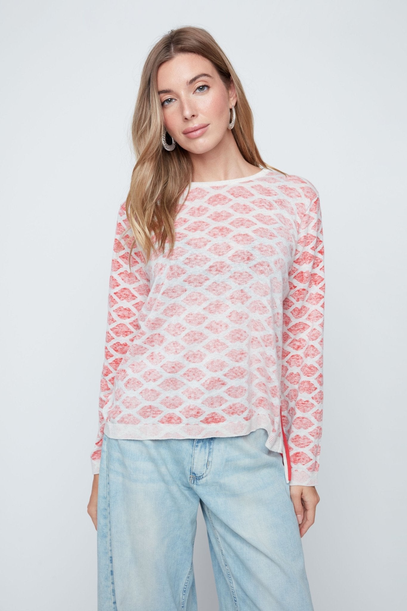 Renuar Knit "Lips"Sweater
