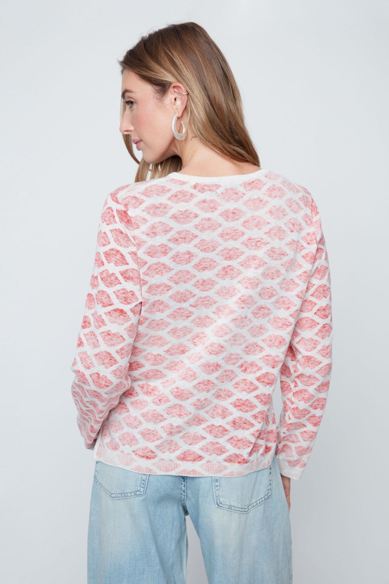 Renuar Knit "Lips"Sweater - Juli's Wearable Art