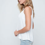 Renuar Luxe Satin Tank | Crème - Juli's Wearable Art