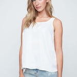 Renuar Luxe Satin Tank | Crème - Juli's Wearable Art