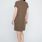Renuar Lyocell Dress | Khaki - Juli's Wearable Art