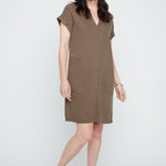 Renuar Lyocell Dress | Khaki - Juli's Wearable Art
