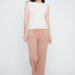 Renuar Soft Light Yarn Knit Sleeveless Sweater | Oyster - Juli's Wearable Art