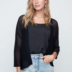 Renuar Soft Yarn Knit Sweater | Black - Juli's Wearable Art