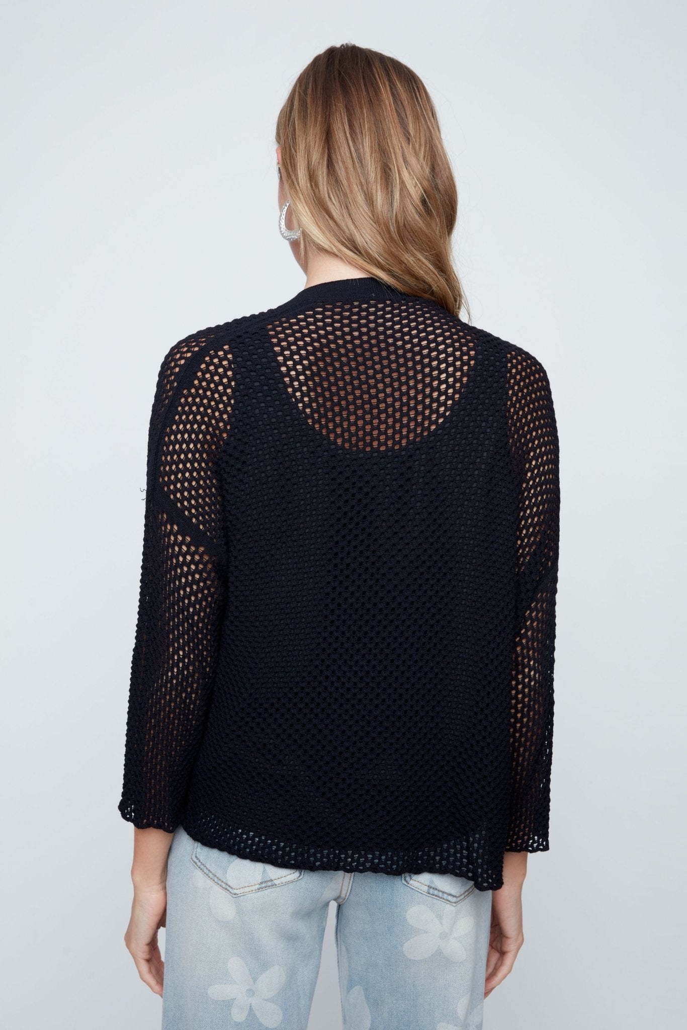 Renuar Soft Yarn Knit Sweater | Black - Juli's Wearable Art