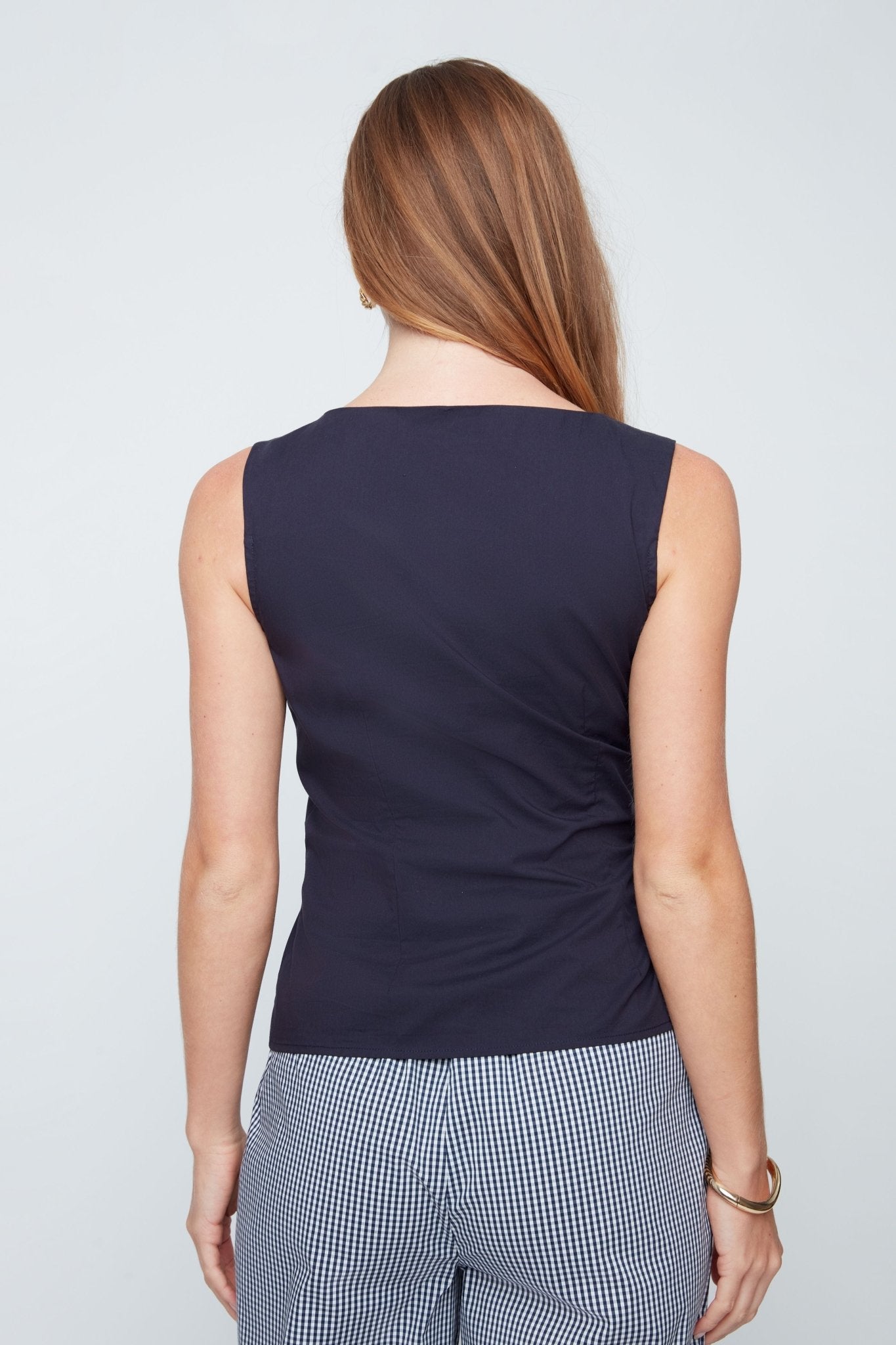 Renuar Tie-Front Top | New Midnight