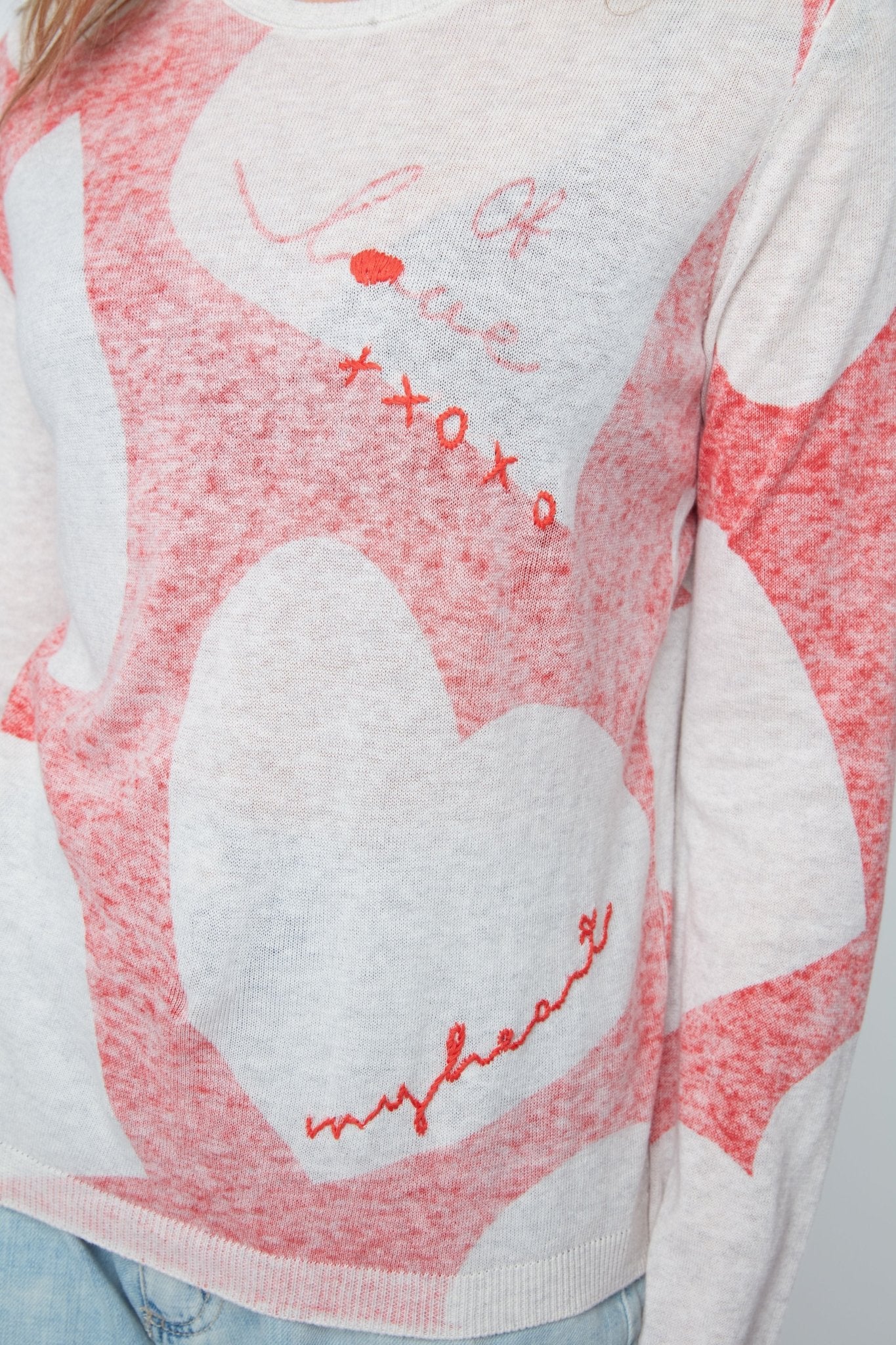 Renuar Valentine’s Knit Sweater - Juli's Wearable Art
