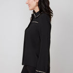 Renuar Woven Blouse – Black - Juli's Wearable Art