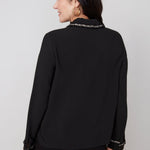 Renuar Woven Blouse – Black - Juli's Wearable Art