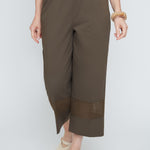 Renuar Woven Pants | Khaki - Juli's Wearable Art