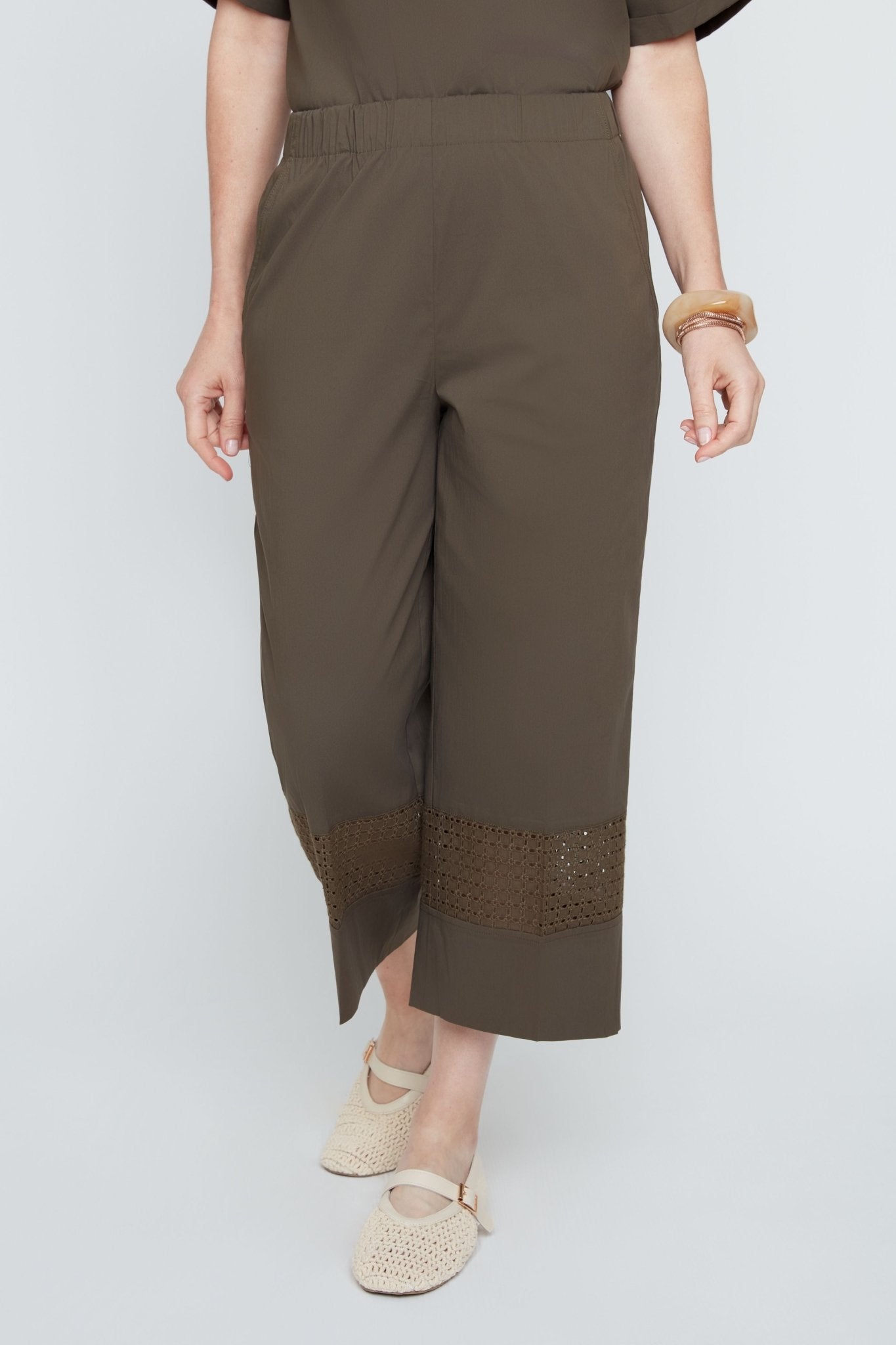 Renuar Woven Pants | Khaki