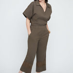 Renuar Woven Pants | Khaki - Juli's Wearable Art