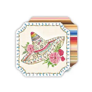 Reversible Coasters | Sombrero and Flowers - Juli's Wearable Art
