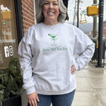 Reversible Graphic Valentines Day AND Saint Patricks Day Sweatshirt - Juli's Wearable Art