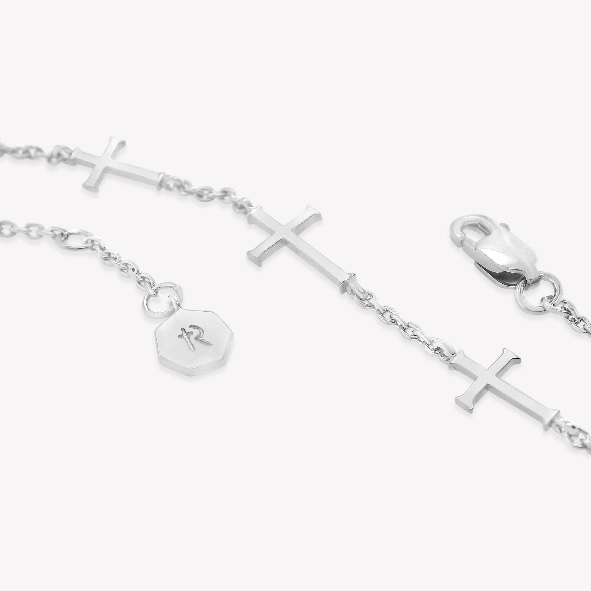 Rizen Calvary Cross Bracelet | Sterling Silver - Juli's Wearable Art