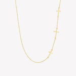 Rizen Calvary Cross Necklace | Gold Vermeil - Juli's Wearable Art