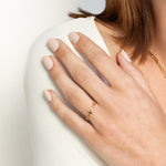 Rizen Chain Breaker Cross Ring | Gold Vermeil - Juli's Wearable Art