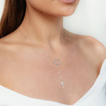 Rizen Crown of Thorns Y Necklace | Sterling Silver - Juli's Wearable Art