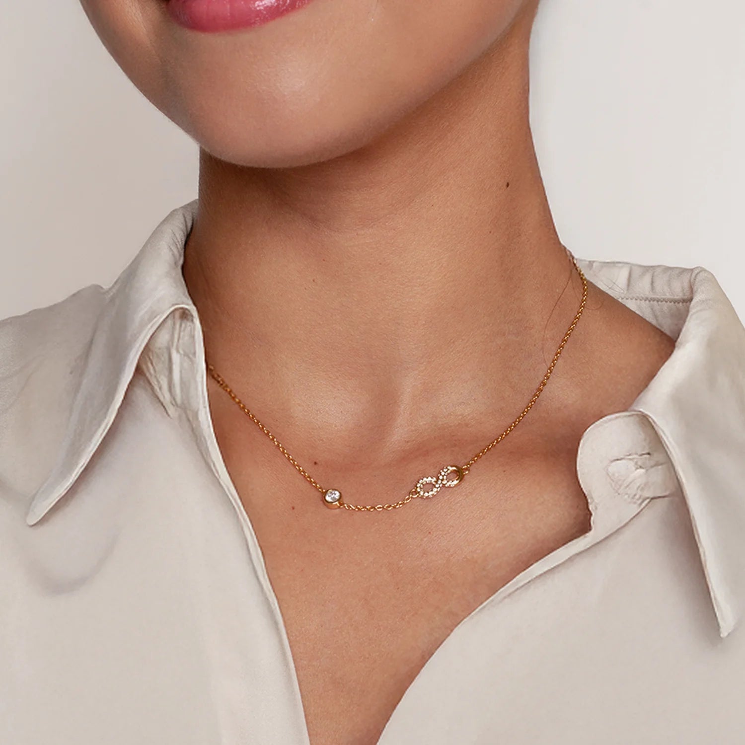 Rizen Infinite Hope Necklace | Gold - Juli's Wearable Art