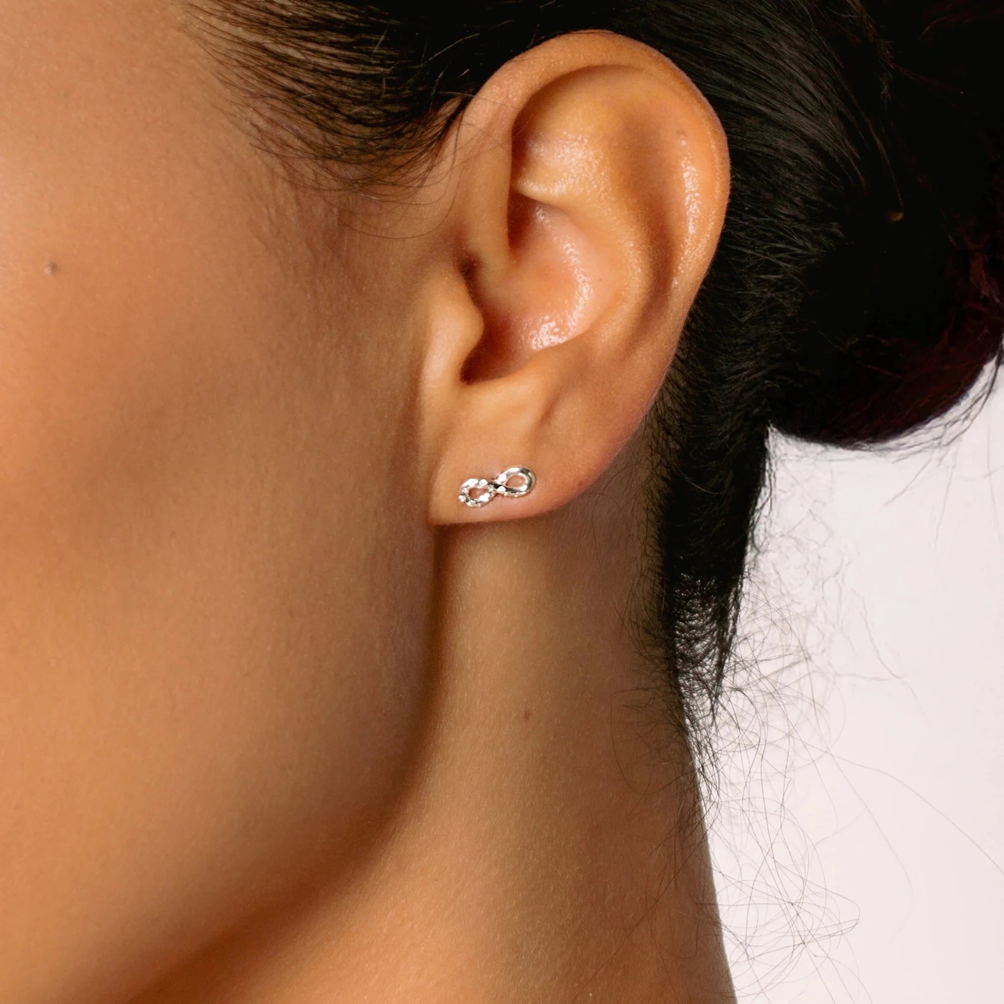 Rizen Infinite Hope Stud Earrings | Sterling Silver - Juli's Wearable Art