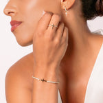 Rizen Luminous Cross Pave Ring | Gold Vermeil - Juli's Wearable Art