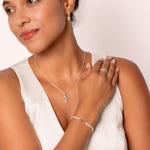 Rizen Luminous Cross Pave Ring | Sterling Silver - Juli's Wearable Art