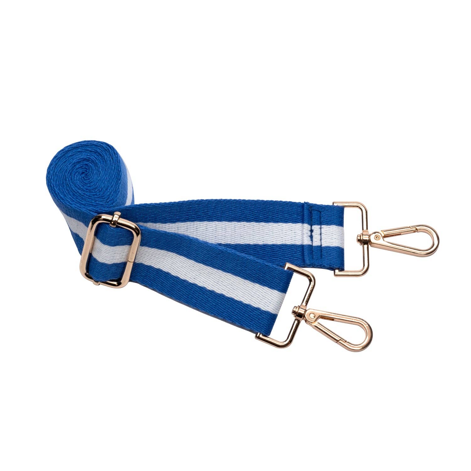 Royal Blue HydroBag® with Blue & White Striped Strap - Juli's Wearable Art