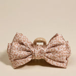 Satin Bow Claw Clip | Cheetah - Juli's Wearable Art