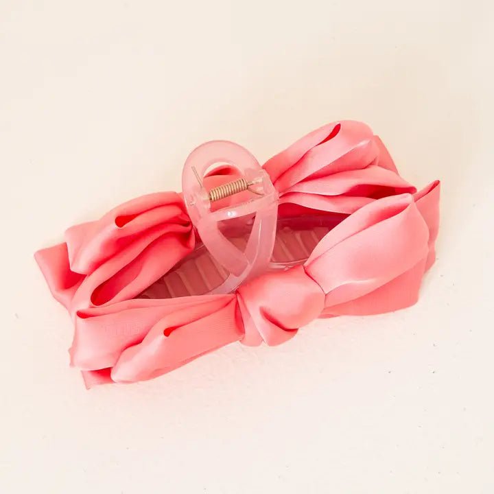 Satin Bow Claw Clips - Juli's Wearable Art