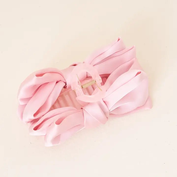 Satin Bow Claw Clips - Juli's Wearable Art