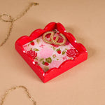 Scalloped Trinket Tray - Rose Garden - Juli's Wearable Art
