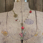 Scents Of Summer Hummingbird Pink Necklace - Juli's Wearable Art