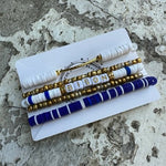 School Spirit Bracelets - Bison (Set of 5) - Juli's Wearable Art