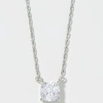 Sea La Vie Shine Brilliant Necklace | Cushion Cut | Silver - Juli's Wearable Art