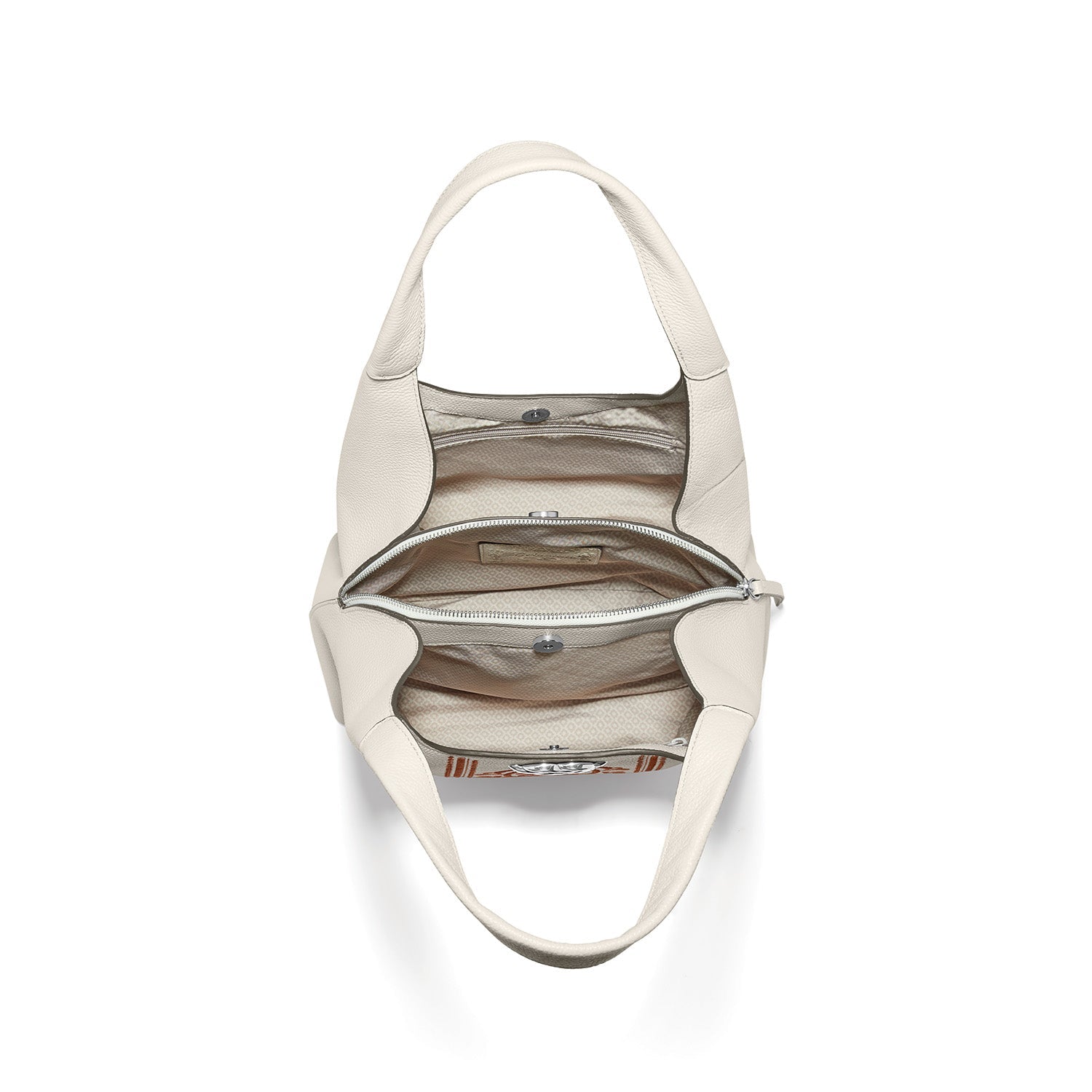 Selene Embroidered Shoulder Bag | Shoe White - Juli's Wearable Art
