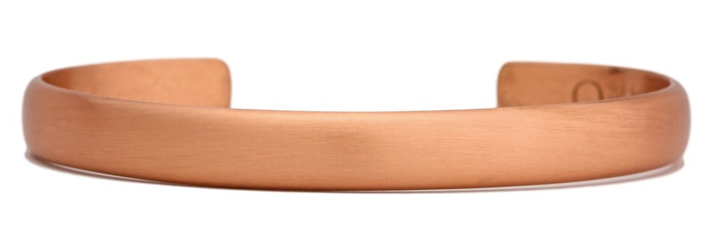Sergio Lub Brushed Copper Band Bracelet - Juli's Wearable Art