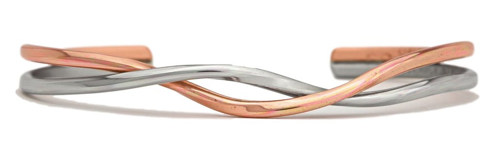 Sergio Lub Copper Silver Dance Bracelet