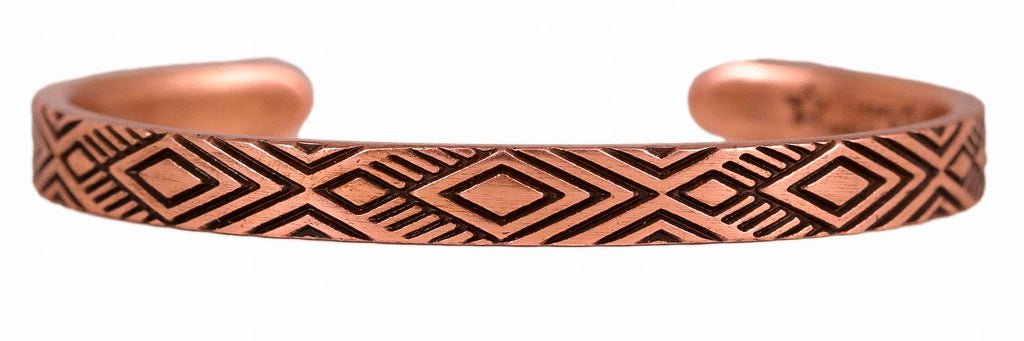 Sergio Lub Narrow Pinyon Copper Bracelet - Juli's Wearable Art