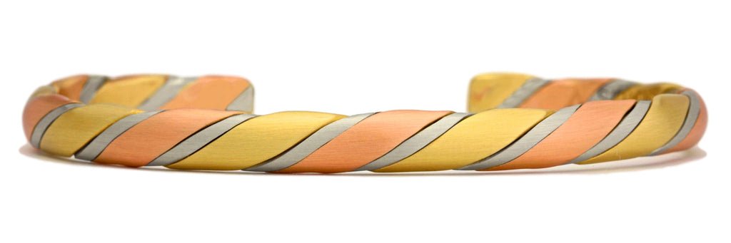 Sergio Lub Timbuktu Brushed Metal Bracelet - Juli's Wearable Art
