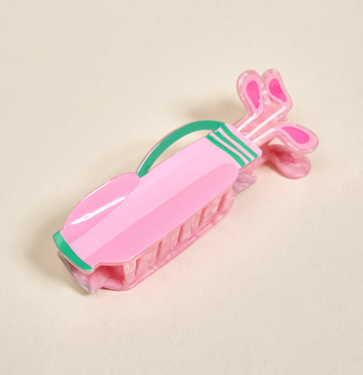 Shape Up Claw Clip | Golf Clubs - Juli's Wearable Art