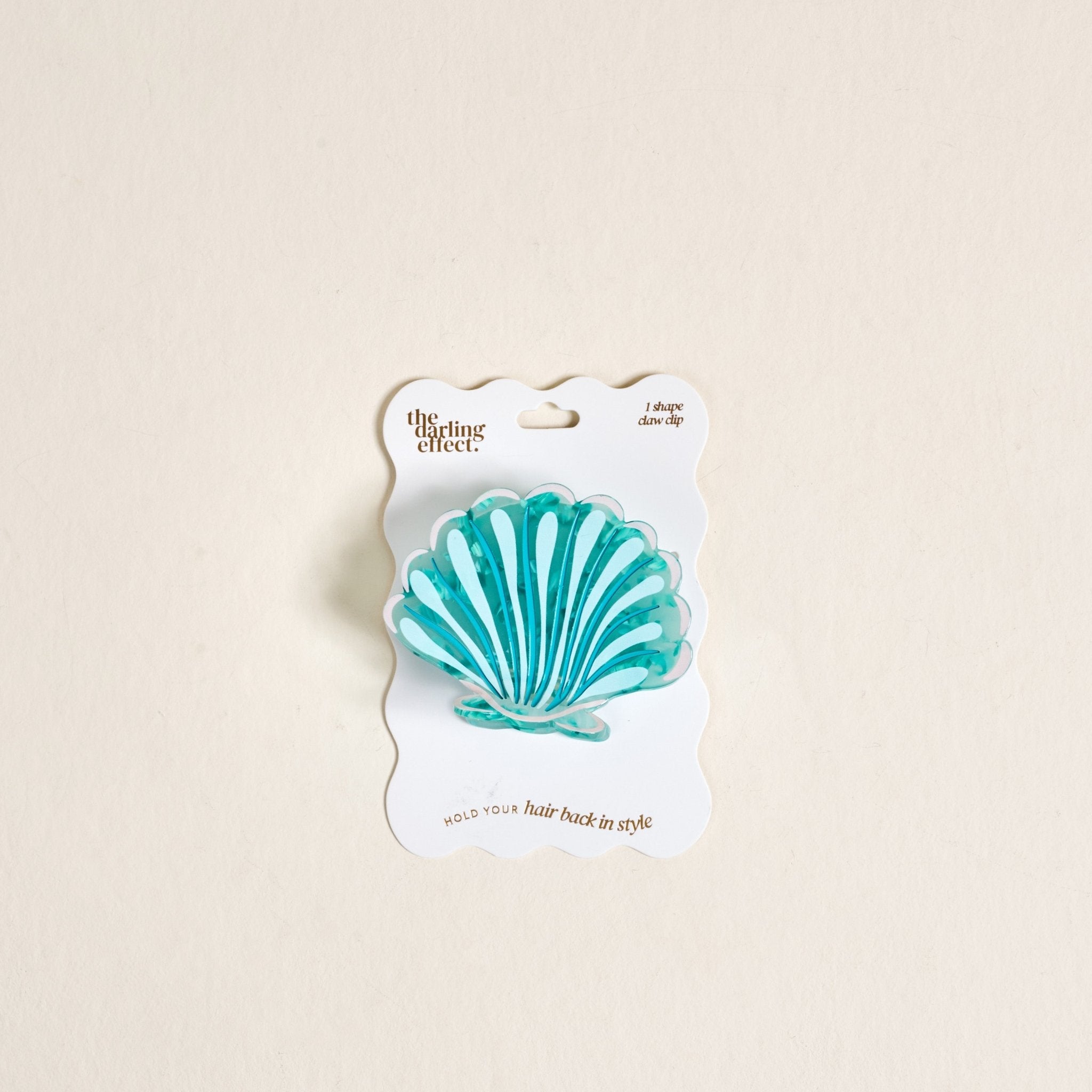 Shape Up Claw Clip | Seashell - Juli's Wearable Art